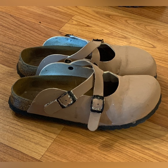 Birkenstock slippers (painted in pink/beige color) - Picture 3 of 4